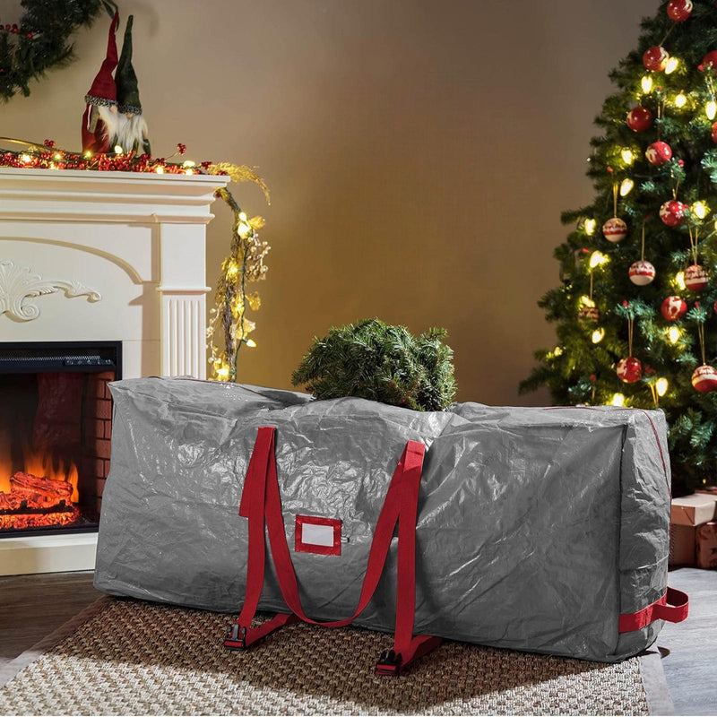 Zober Storage Bags Large Wheeled Christmas Tree Storage Bag | Fits up to 9ft Trees Decorations and Lights