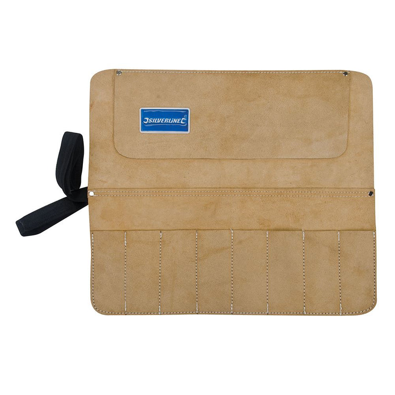 440 X 380MM CHISEL & TOOL ROLL 8 POCKET CB07 - tooltime.co.uk