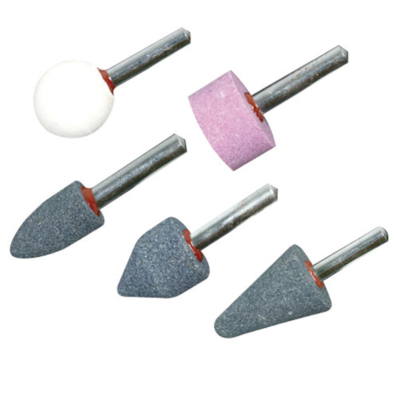 Silverline 1/4" Shank Mounted Stone Set 5Pce Da100