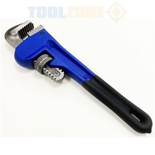 8" 200mm Heavy Duty Plumbing Stilsons Monkey Wrench Shifting Pipe Spanner TT - tooltime.co.uk