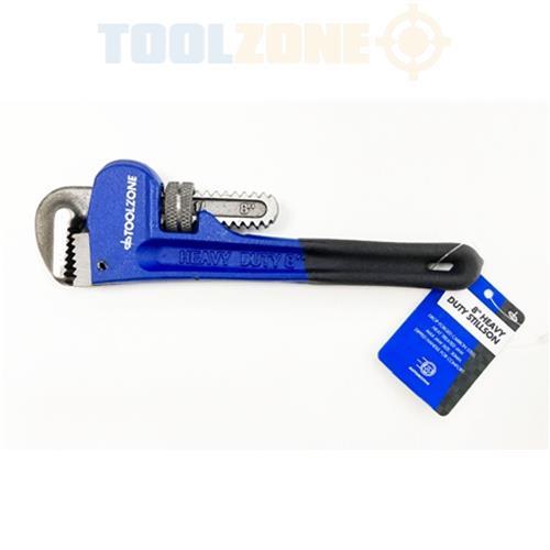 8" 200mm Heavy Duty Plumbing Stilsons Monkey Wrench Shifting Pipe Spanner TT - tooltime.co.uk