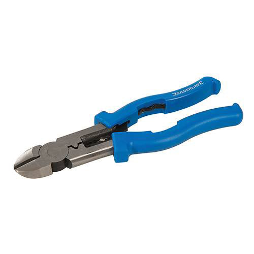 Silverline 200Mm Multi-Function Side Cutting Pliers Wire Cutter 868685 - Lifetime Warranty