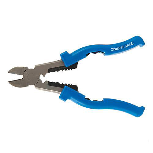 200mm MULTI-FUNCTION SIDE CUTTING PLIERS WIRE CUTTER 868685 - LIFETIME WARRANTY-tooltime.co.uk