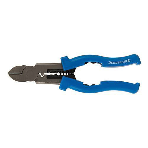 200mm MULTI-FUNCTION SIDE CUTTING PLIERS WIRE CUTTER 868685 - LIFETIME WARRANTY-tooltime.co.uk