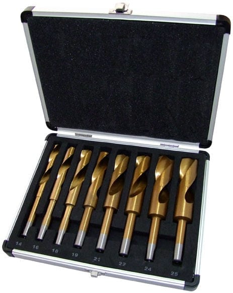 Amtech Blacksmith Titanium Hss High Speed Steel Twist Drill Bit Set 14mm - 25mm (8 Pce)