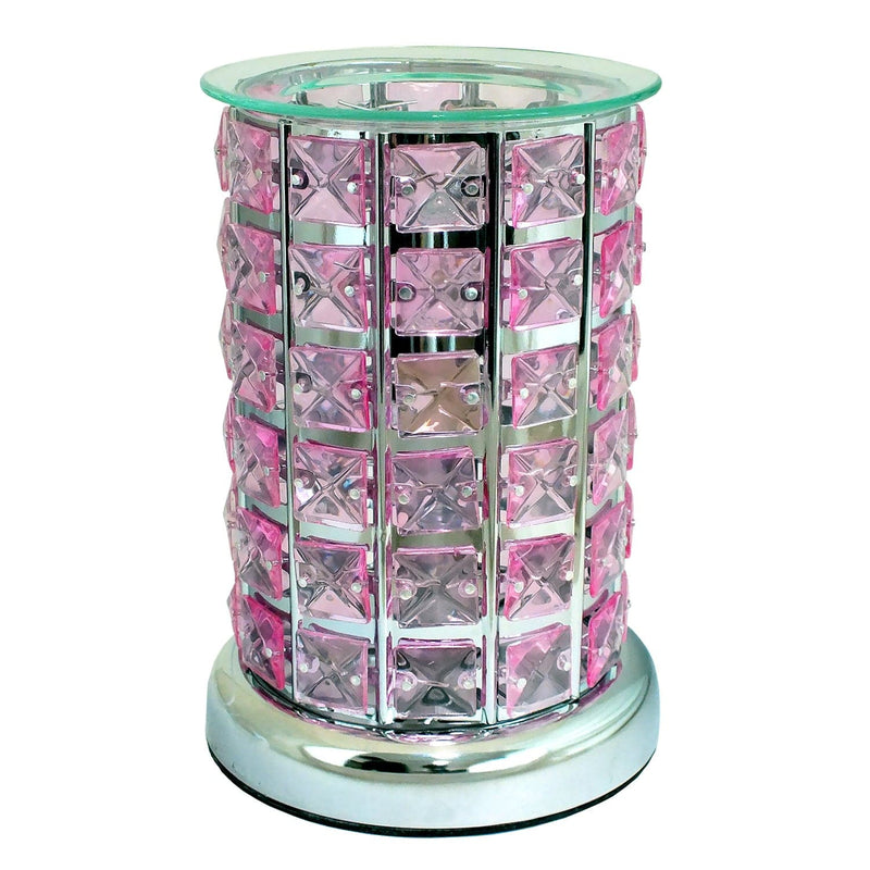 Astin Of London Aroma Touch Lamp AROMA TOUCH CONTROL LAMP WAX TART MELTER WARMER SCENTED OIL BURNER PINK CRYSTAL