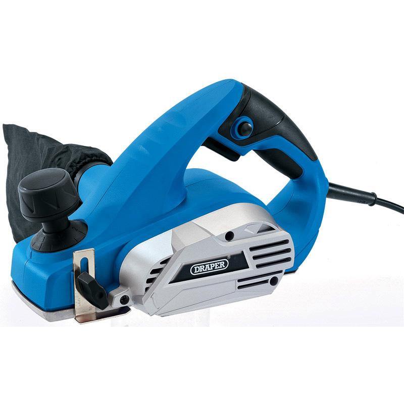 Draper DRAPER 610W 230V ELECTRIC POWER PLANER 82mm REBATING WOOD PLANE + DUST BAG 20513