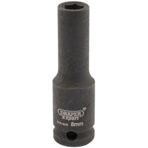 Draper Draper Expert Hi-Torq 6 Point Deep Impact Socket, 3/8" Sq. Dr., 8Mm Dr-06881