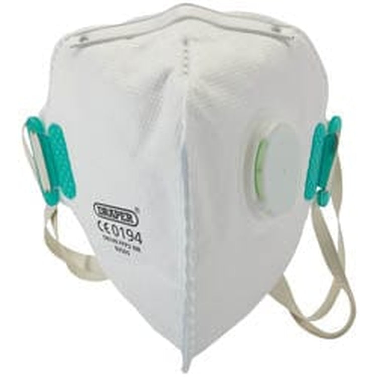 Draper Draper Ffp2 Nr Vertical Dust Mask (Pack Of 2) Dr-82565