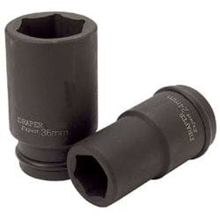 Draper Draper Hi-Torq 6 Point Deep Impact Socket, 3/4" Sq. Dr., 24Mm Dr-71883