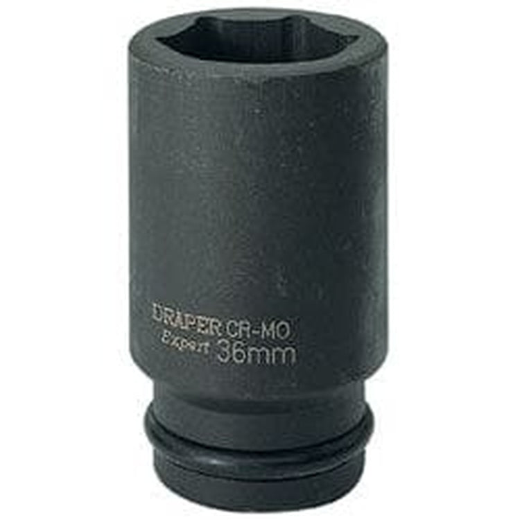 Draper Draper Hi-Torq 6 Point Deep Impact Socket, 3/4" Sq. Dr., 36Mm Dr-71940