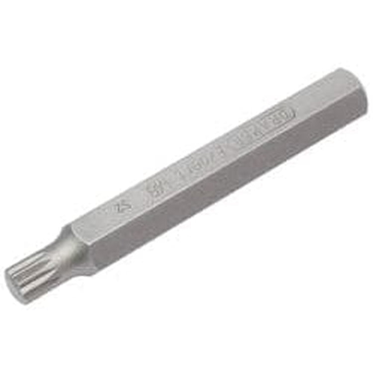 Draper Draper M8 X 75Mm Spline 10Mm Insert Bit For Mechanic'S Bit Sets Dr-33346