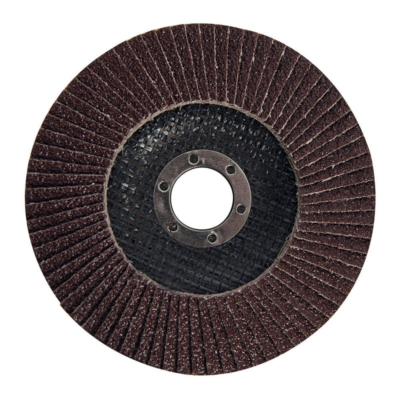 Silverline 125mm 40 Grit Aluminium Oxide Flap Disc 868810