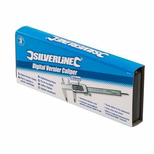 Silverline 150Mm Digital Vernier Caliper 380244