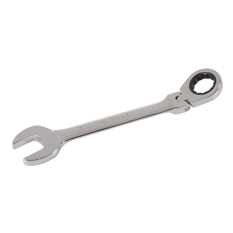 Silverline 27MM FLEXIBLE HEAD RATCHET SPANNER 993058