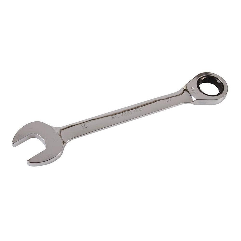 Silverline 30MM FIXED HEAD RATCHET SPANNER 571522