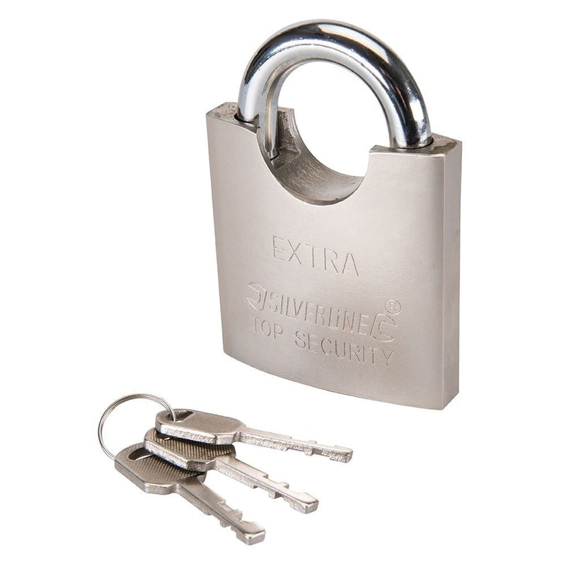 Silverline 70MM SHROUDED PADLOCK 260329