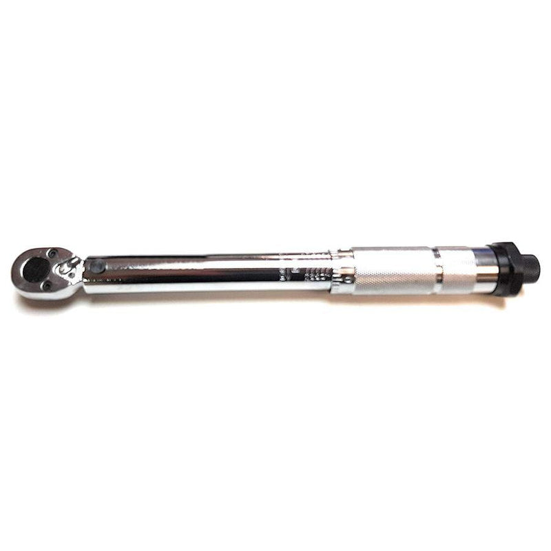 1/4" DRIVE DR STEEL TORQUE WRENCH 5-25NM RATCHET GARAGE + STORAGE CARRY CASE-tooltime.co.uk