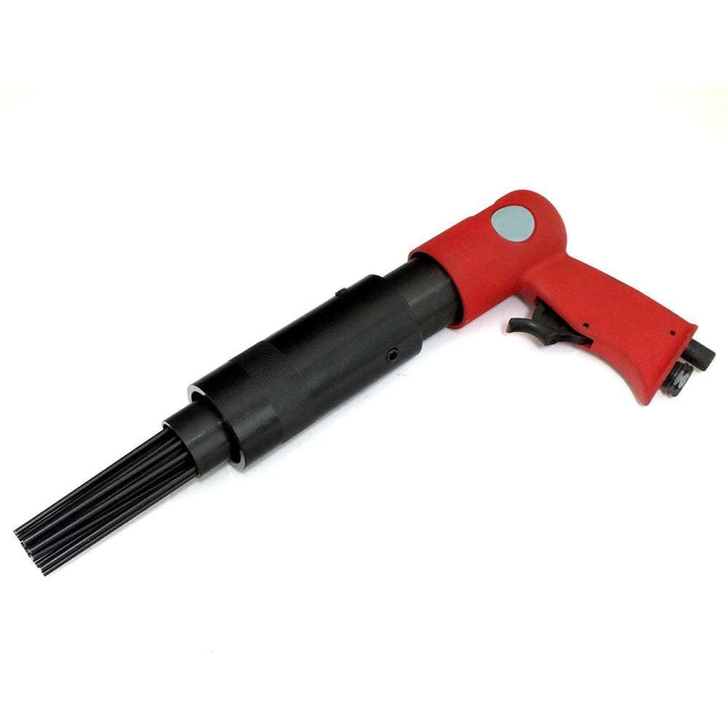 tooltime 150mm AIR HAMMER DRILL GUN PLUS 4 CHISELS & RUST PAINT REMOVING NEEDLE DESCALER