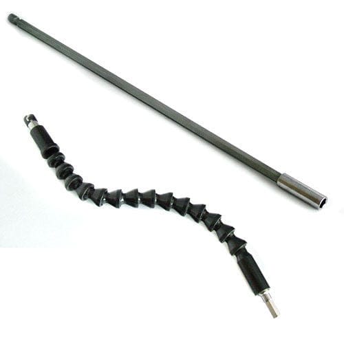 tooltime 300Mm Magnetic Screwdriver Power Bit Extension Shank & 12" Flexible Flexi Shaft