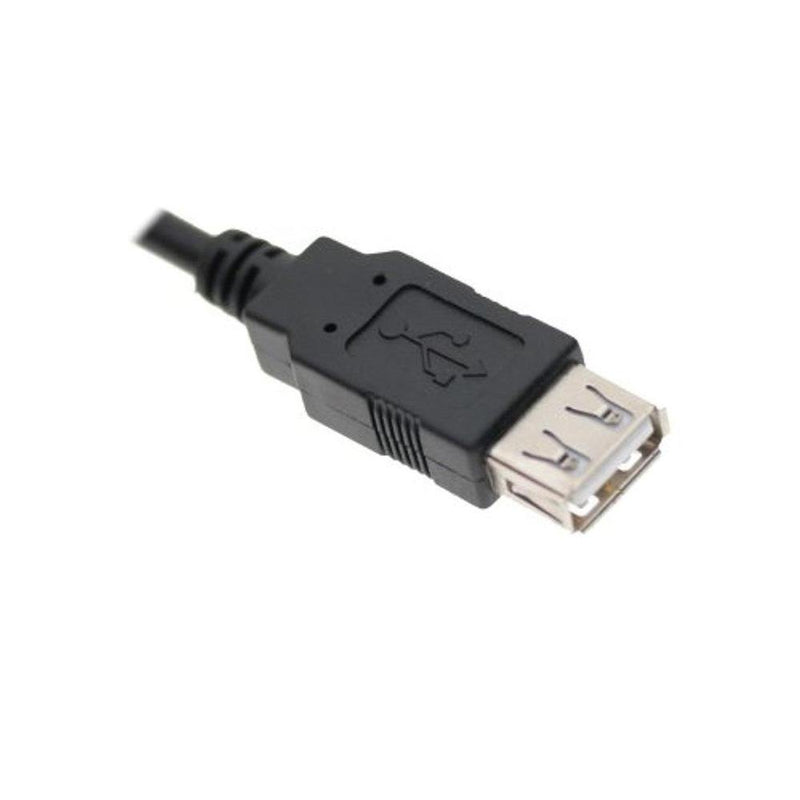 10 PACK 5M USB 2.0 HIGH SPEED CABLE EXTENSION A MALE TO A FEMALE SHIELDED BLACK - tooltime.co.uk